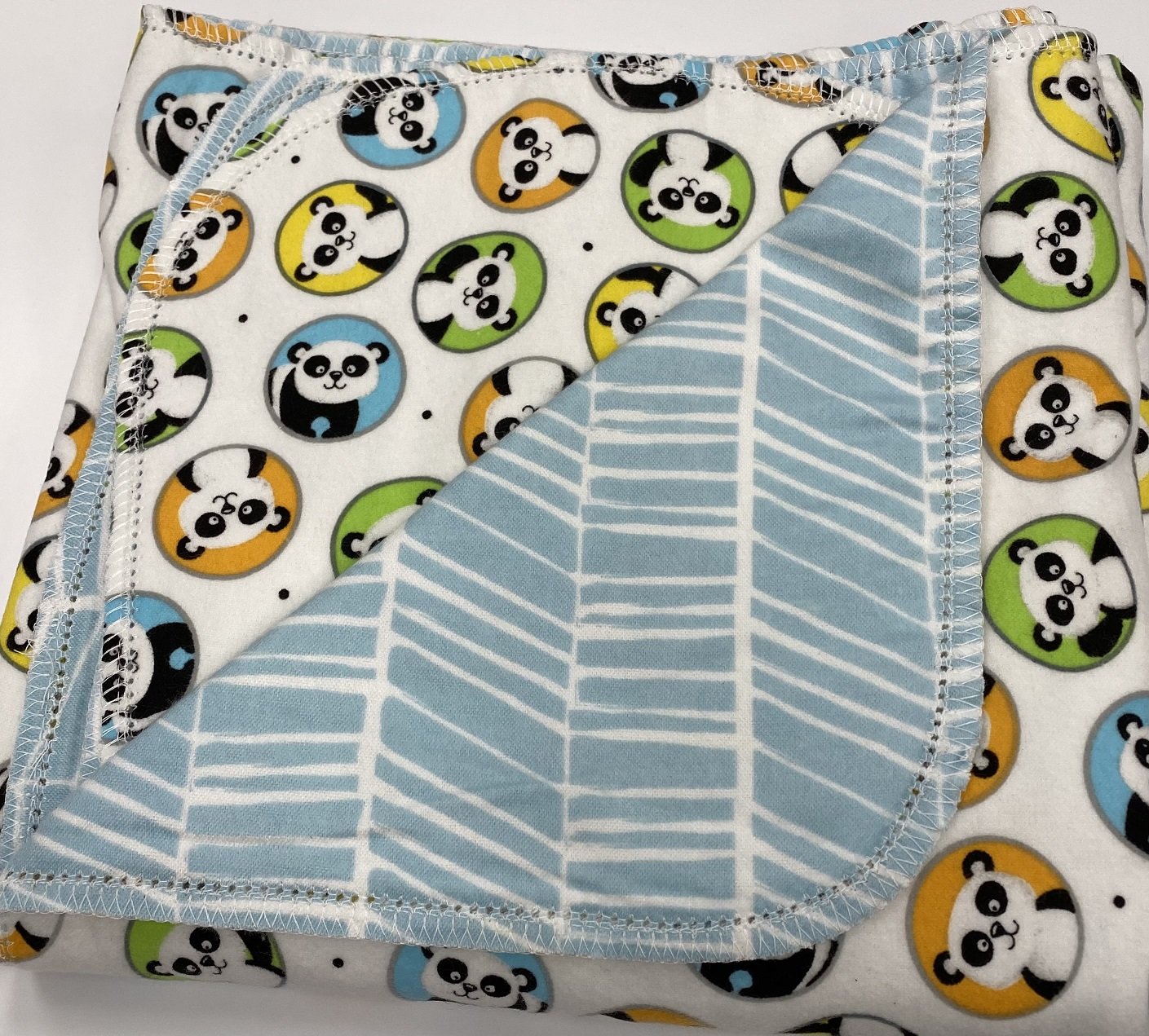 Hemstitched Receiving Blanket & Burp Cloth