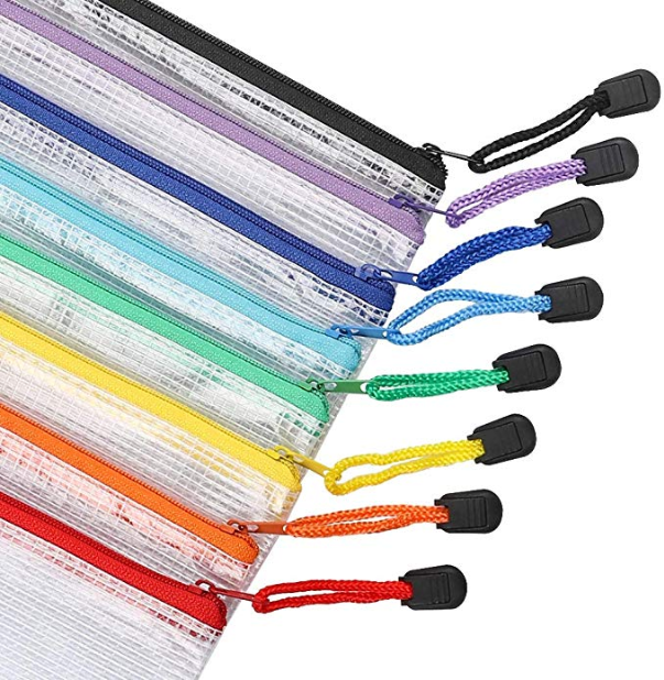 Zipper Totes Project Bags 9 x 13