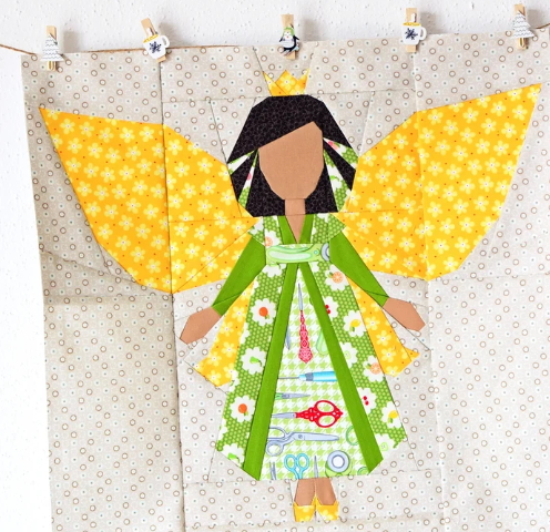 Tooth Fairy Paper Piecing Pillow