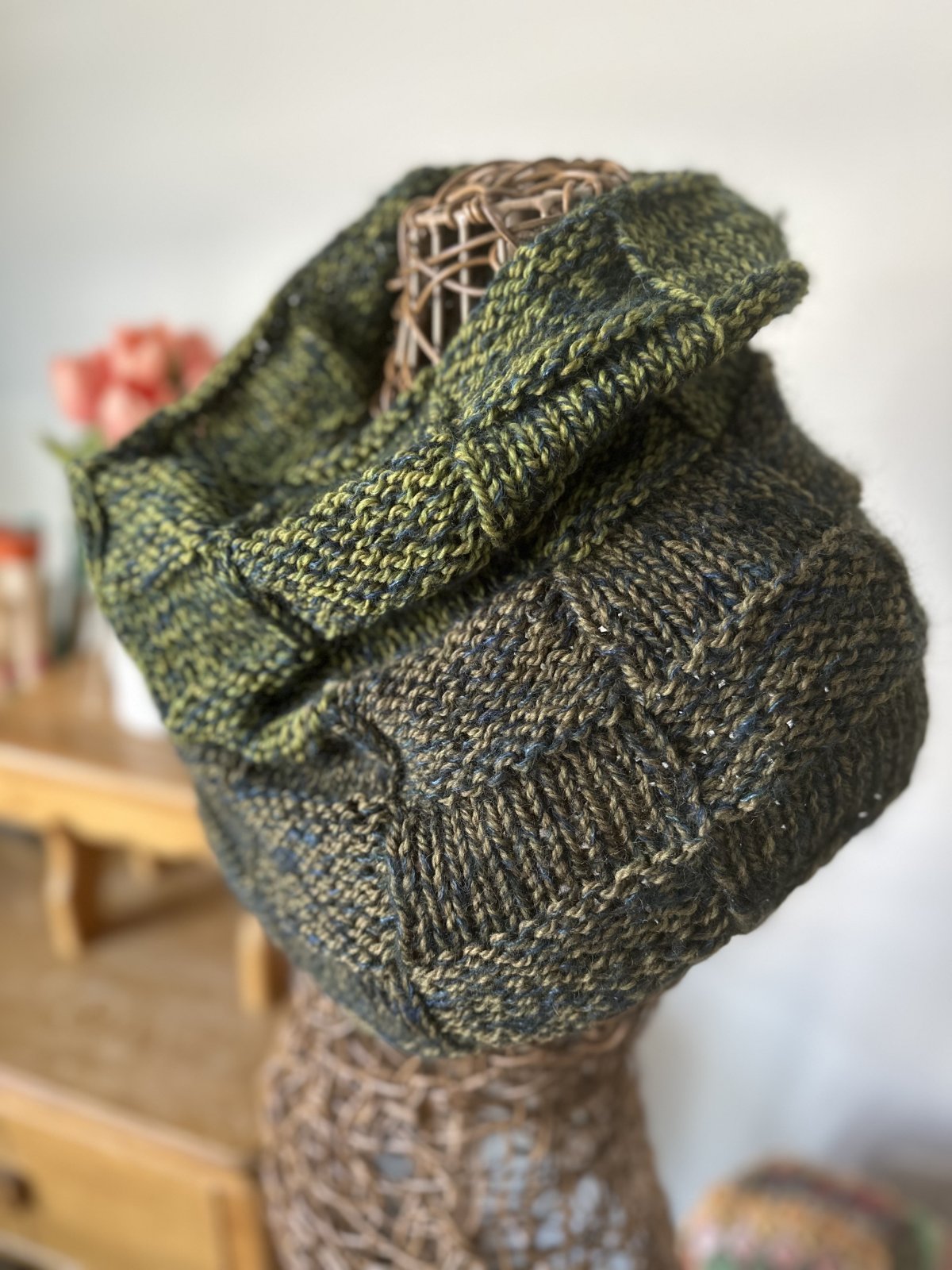 Calypso Cowl in Woolstok and Hand Dyed Prairie