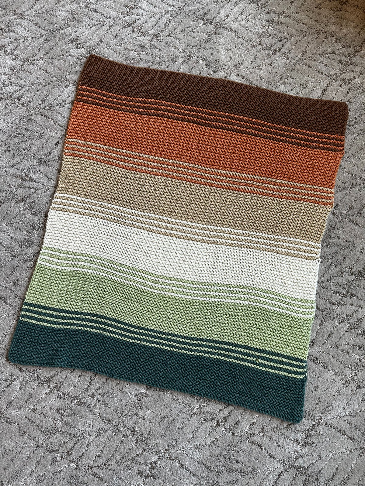 Simply Stripes Baby Blanket in Simpliworsted