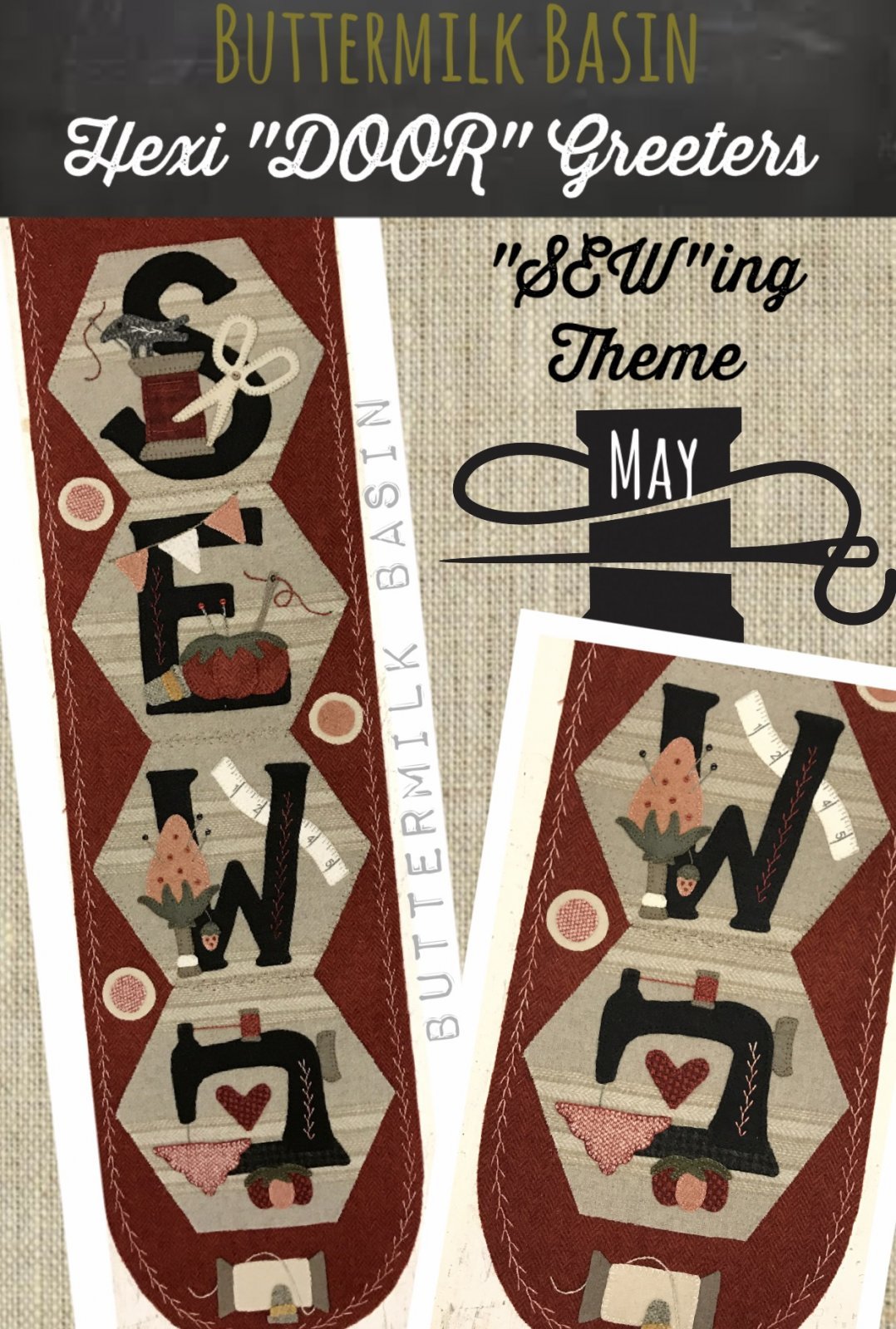 SEW Buttermilk Basin Hexi Door Greeter