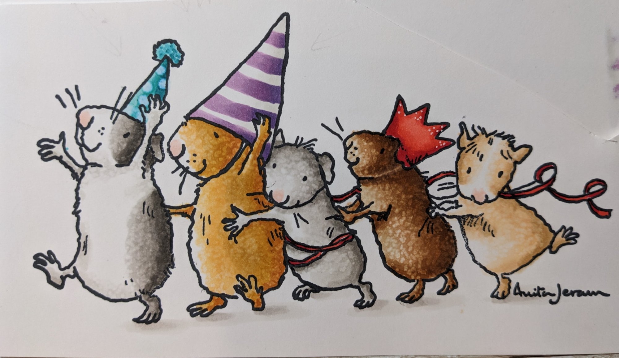 Coloring with Copics March2023 Conga Line {Zoom}