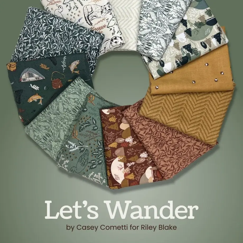 Riley Blake Let's Wander Fat Quarter Bundle FQ-16880-21  21 pcs.