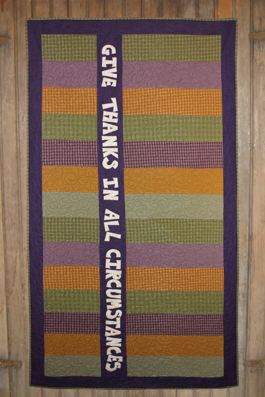 Give Thanks Message Quilt Kit