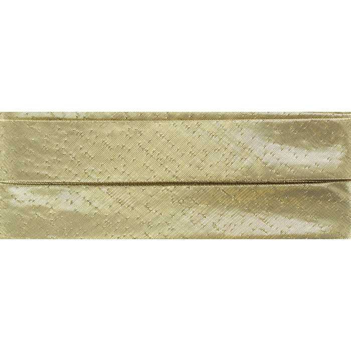 Double Fold Quilt Binding 7/8 3 yds Gold Metallic 746271 SewOlogy