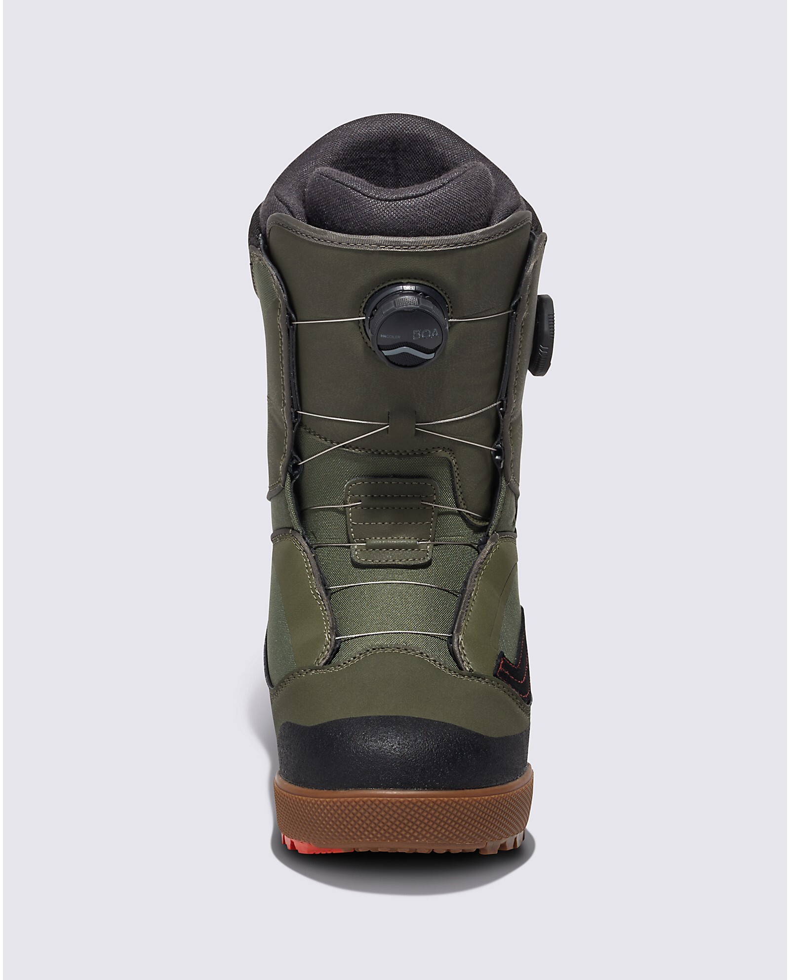 Vans Aura Pro Snowboard Boots - Green / Gum - 197065360092