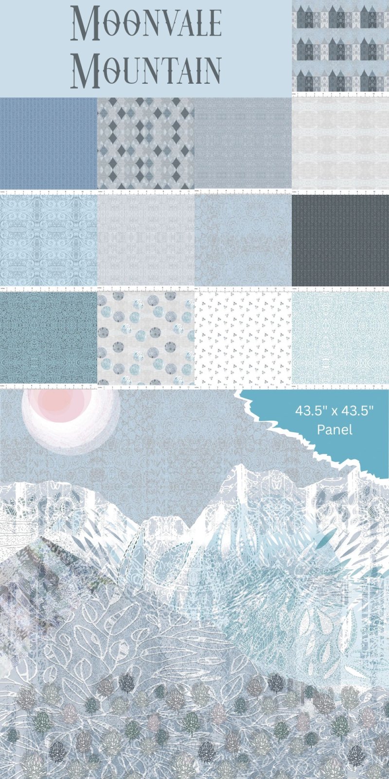 Moonvale Mountain fabric collection