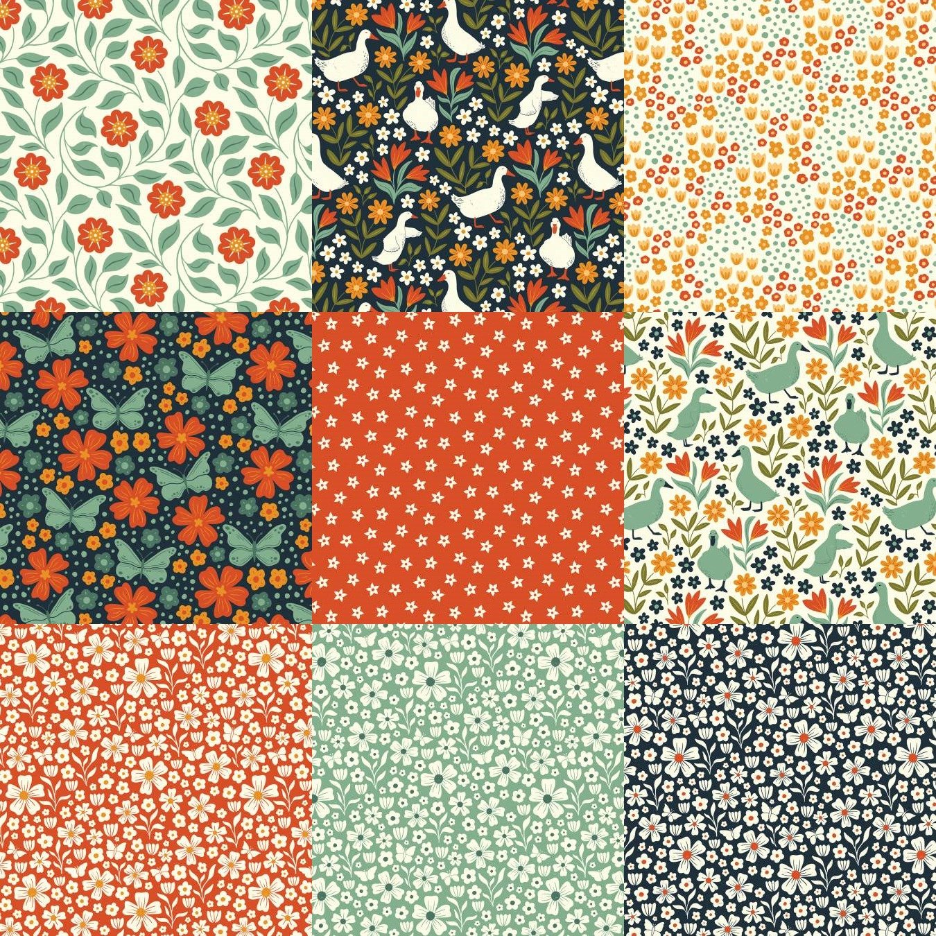 Bountiful Acre fabric collection
