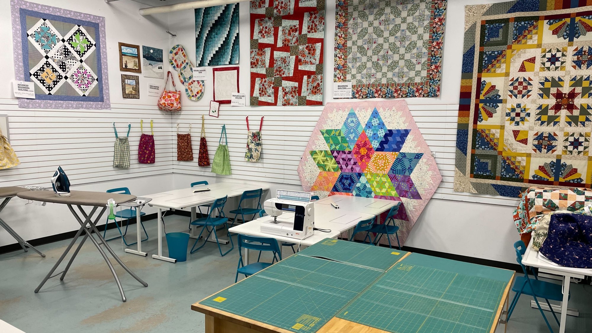 The Quilters Studio, a local fabric store in Fairfax, VA with an