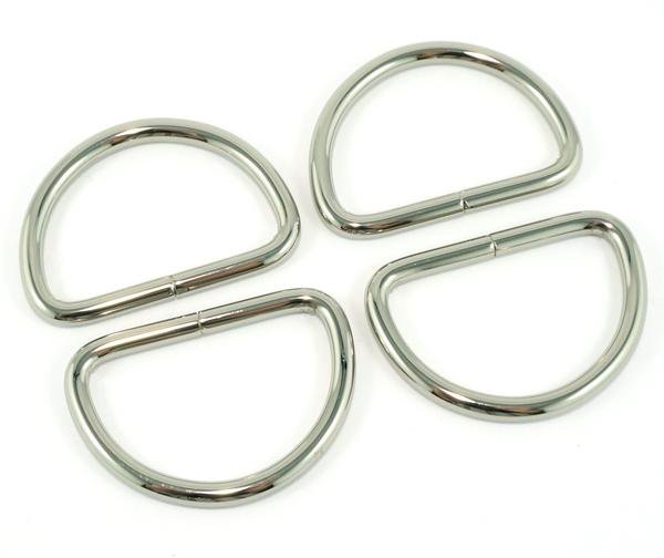D-rings 4 Pack Thin 3/4 