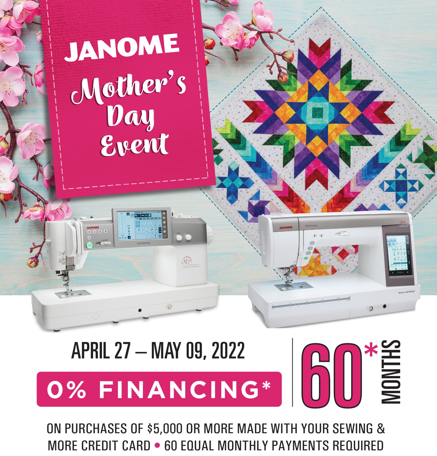 Proud To Be Your Local Authorized Janome Dealer!