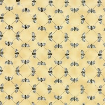 Bee Inspired Ferns Fabric by Deb Strain for Moda 19794 11