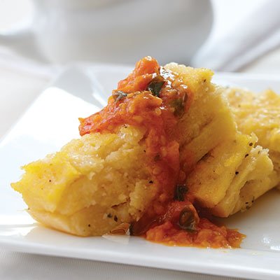 GF Swiss Cheese Polenta