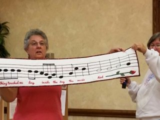 Donna P. - Husband's Musical Wall Hanging
