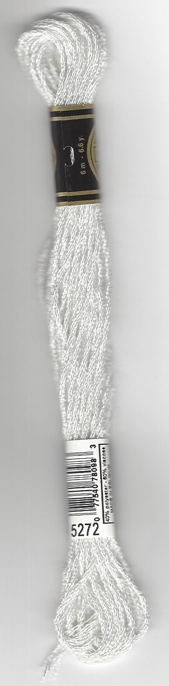 5279-Pré-blessure sur bobine-NEUF et Non utilisé DMC Metallic Thread