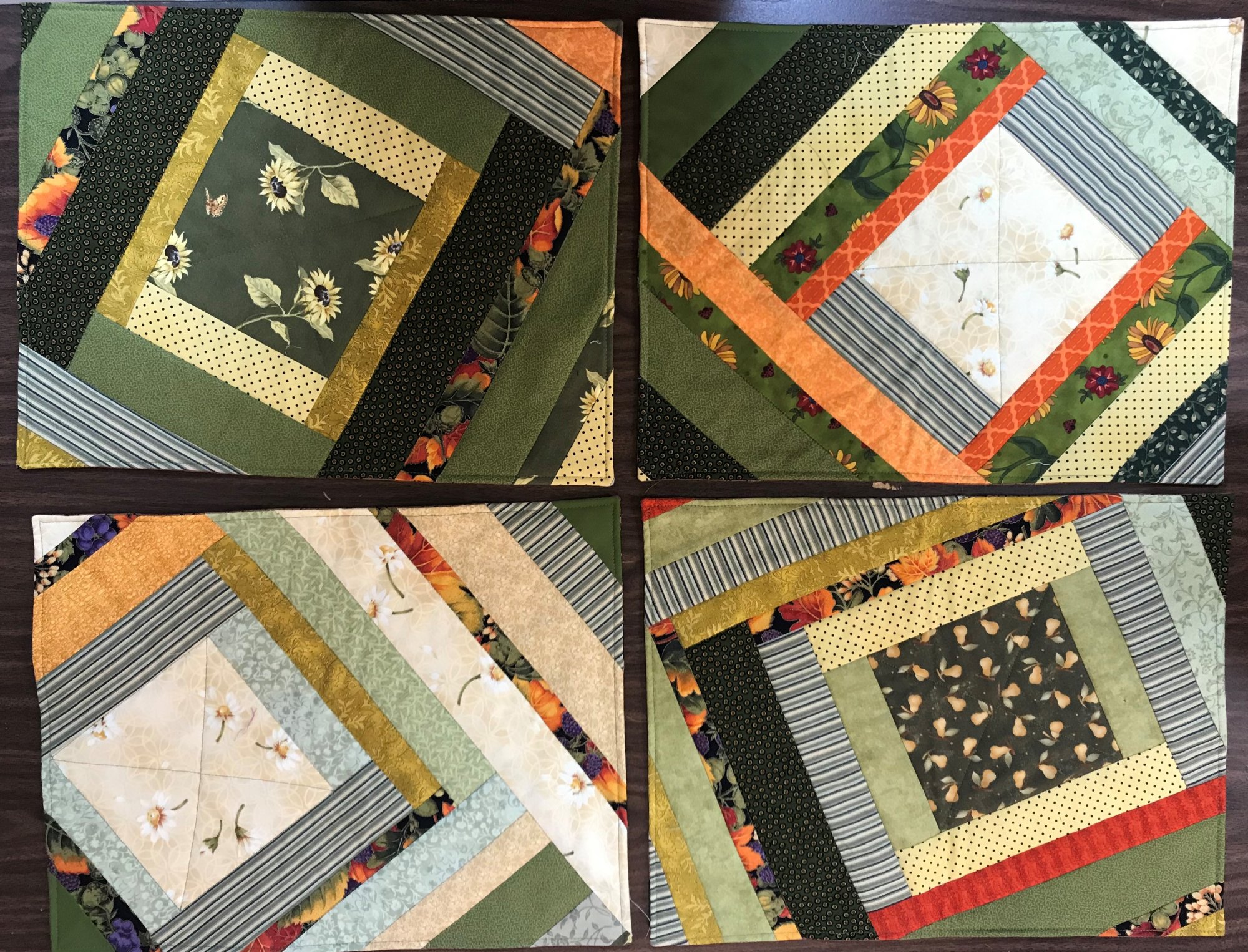 Quilt As You Go Placemat