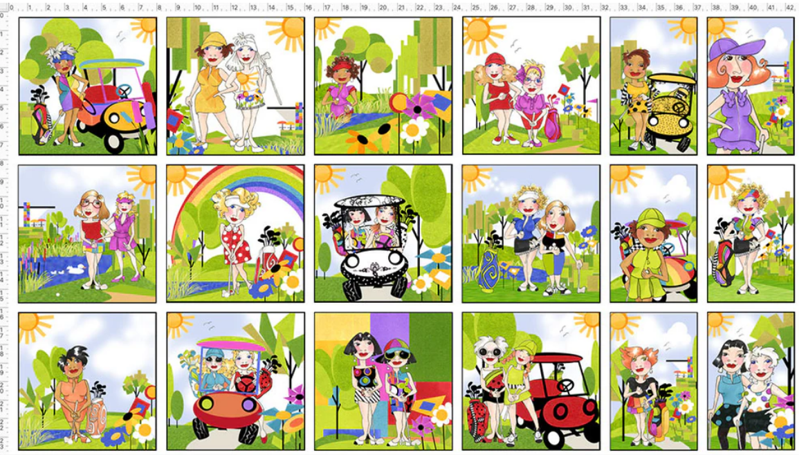 Golf Happy 24 Panel