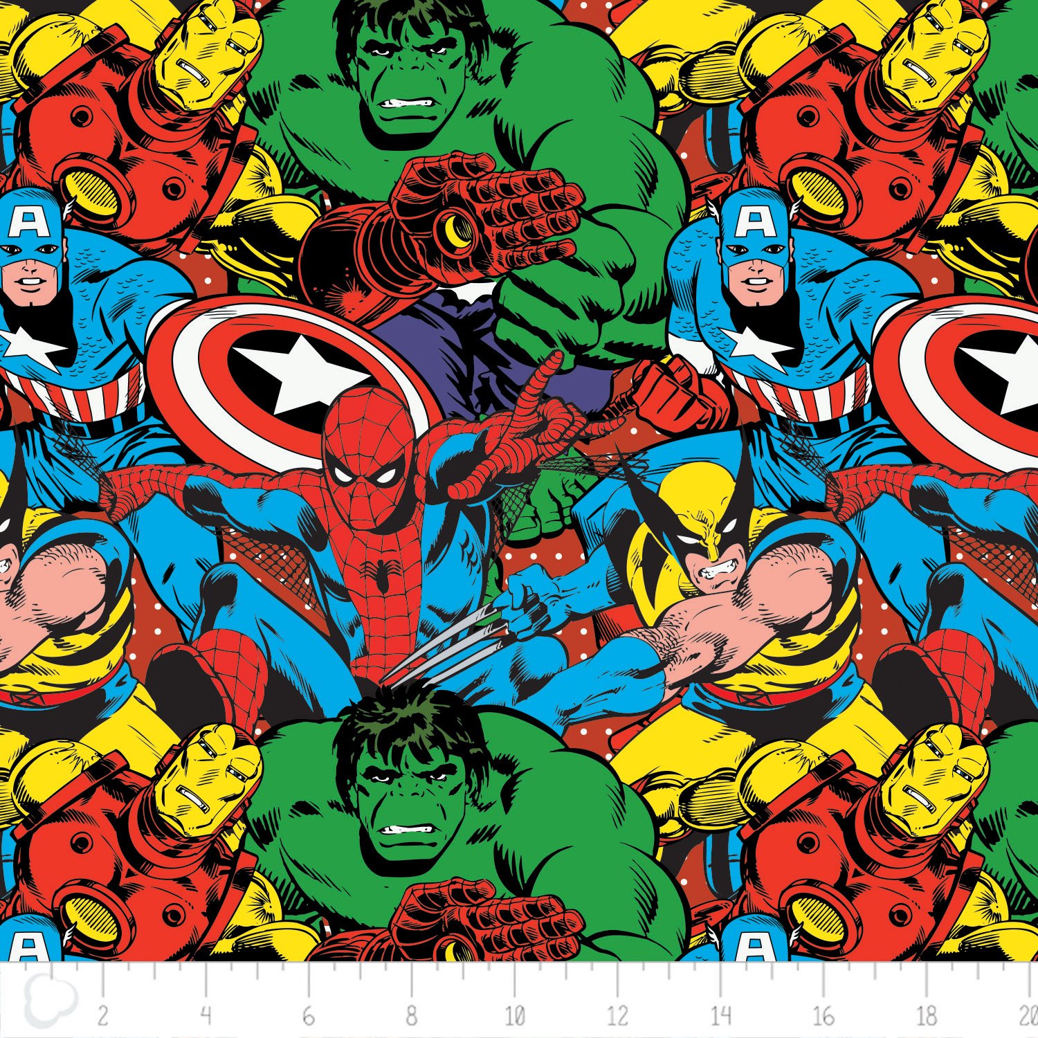 Superhero Logo Collage