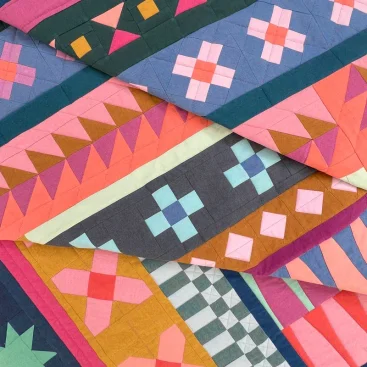 Ramble Quilt Close Up