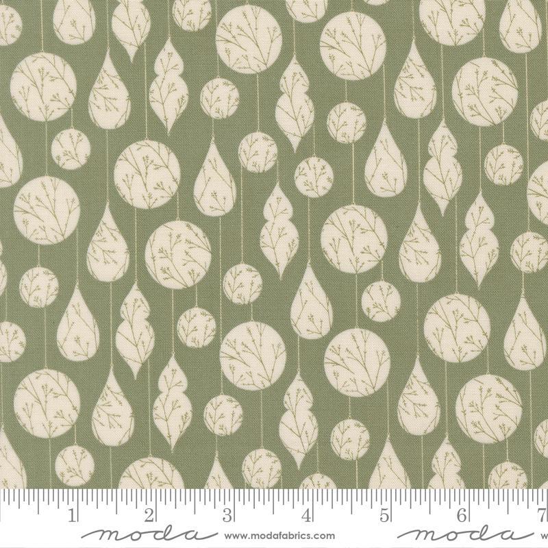 Gingerbread Lane 26151-13 Mistletoe Crystal Ornaments by Kiley's Quilt Room for Moda