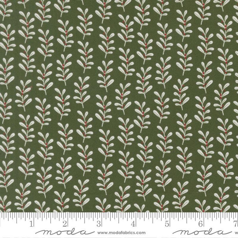Gingerbread Lane 26154-14 Holly Stripe by Kiley's Quilt Room for Moda