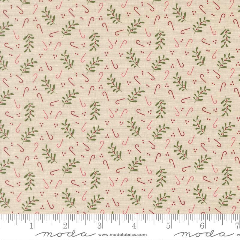 Gingerbread Lane 26157-11 Sugar Holly Candy Canes by Kiley's Quilt Room for Moda