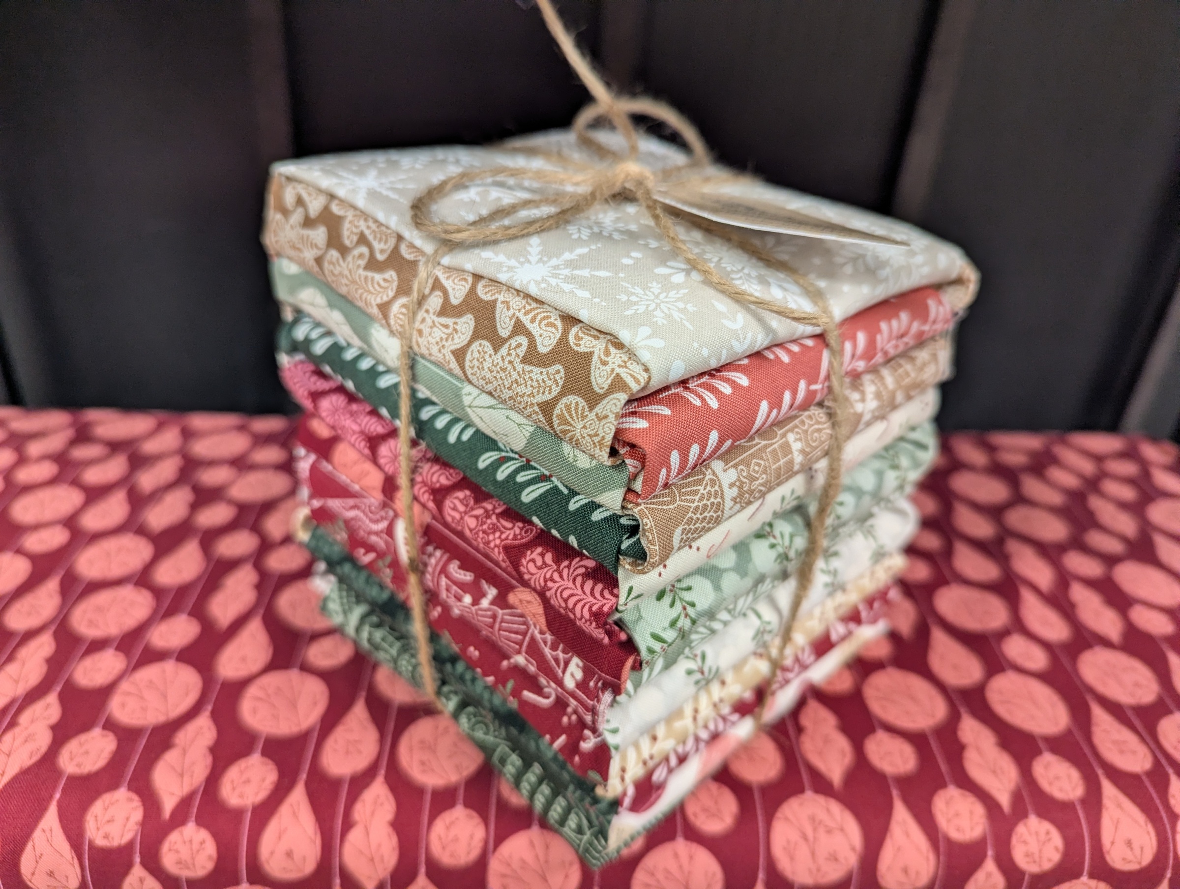 Gingerbread Lane Fat Quarter Bundle by Kiley's Quilt Room for Moda Fabrics - 20 Fats