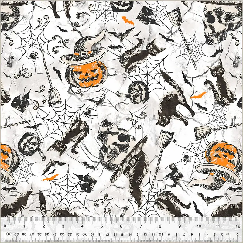 Hallow's Eve 54446-2 Ghost Halloween Night by Whistler Studios for Windham