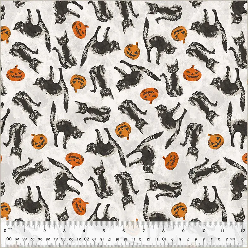 Hallow's Eve 54447-2 Ghost Spooky Cats by Whistler Studios for Windham