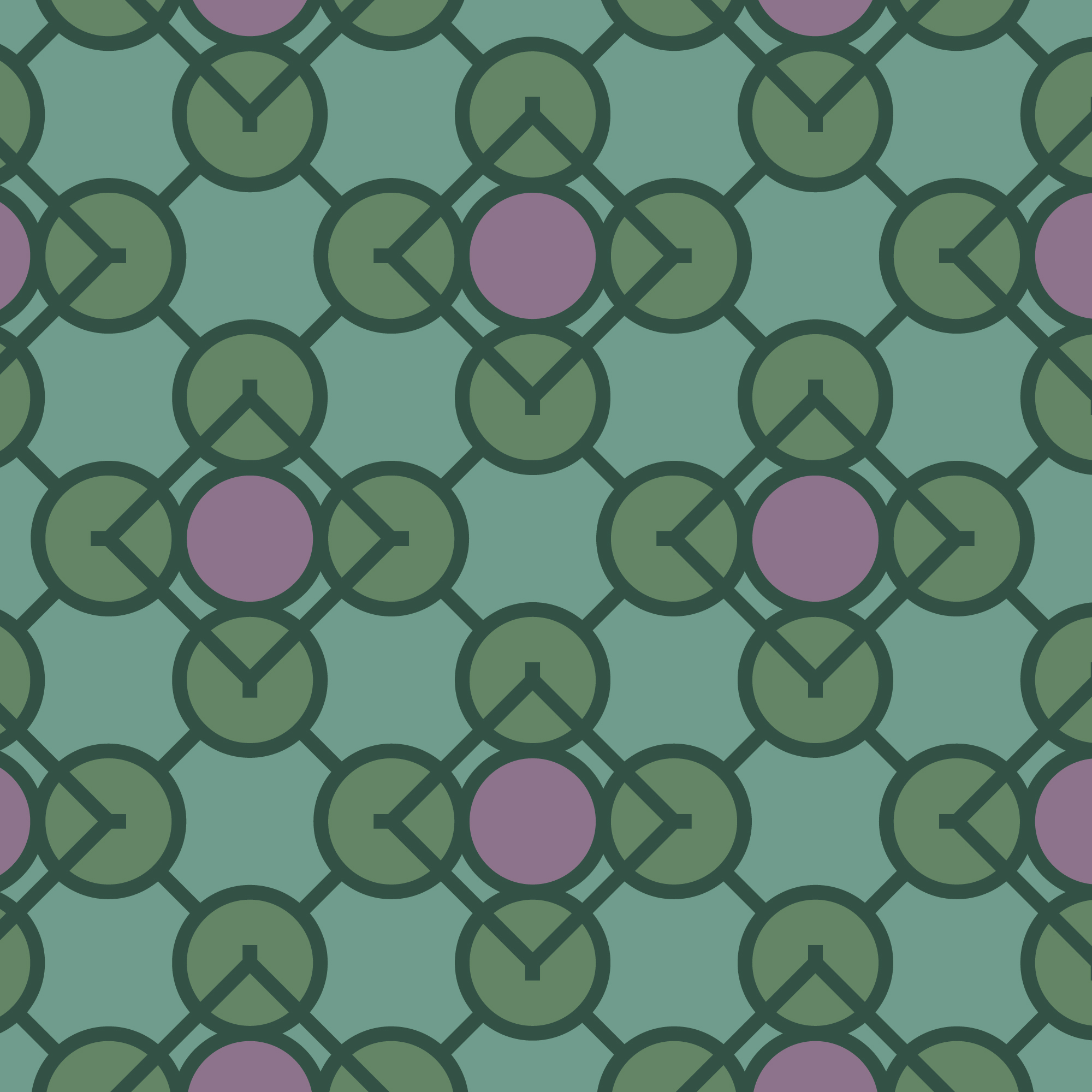 Prisms Barkcloth 228334 Green/Lilac from The Frank Lloyd Wright Foundation for Cloud9 Fabrics