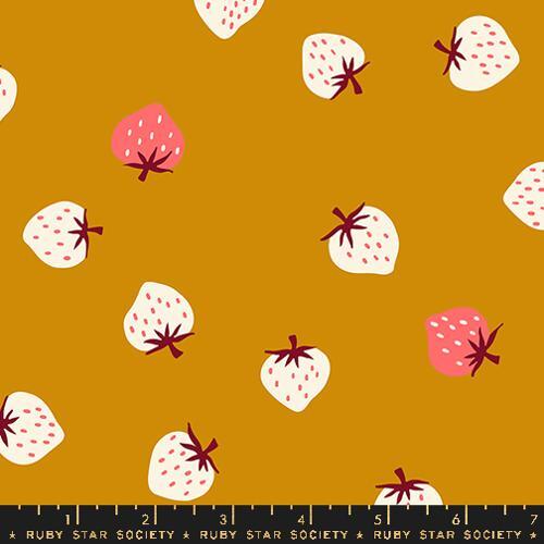 Strawberry RS3085-15 Butterscotch Toss by Kimberly Kight of Ruby Star Society for Moda Fabrics