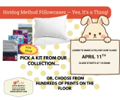 Hotdog/Burrito Method Pillowcase