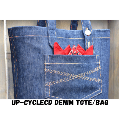 Denim tote icon