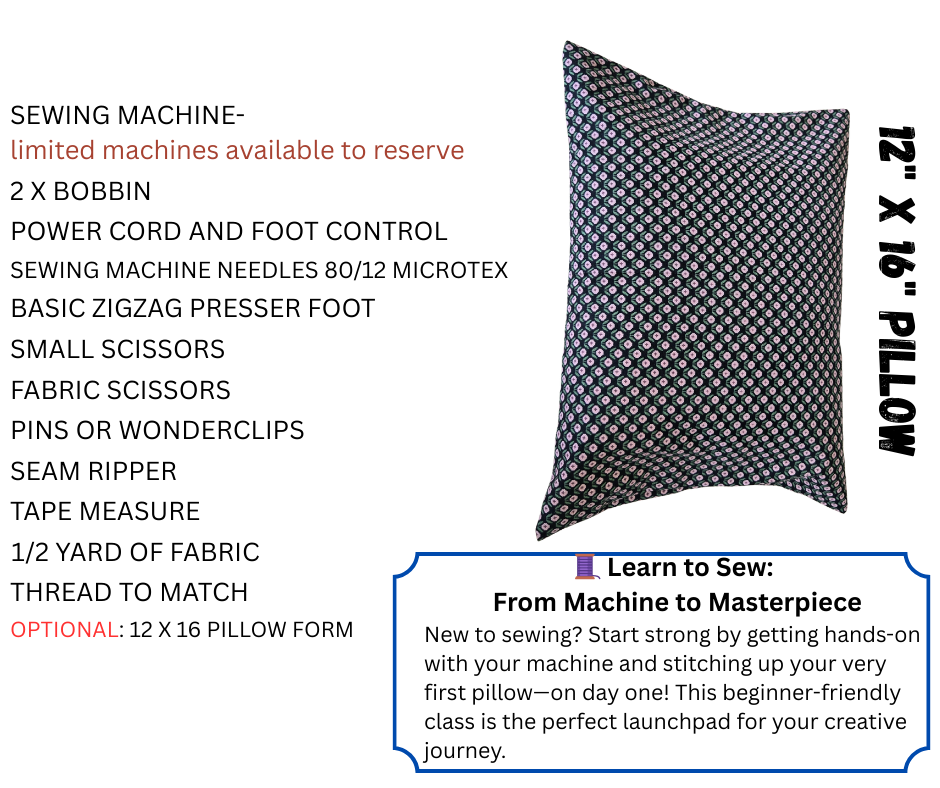 Class 1 Pillow Project