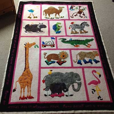 Rose L-2016 Animal Quilt-01