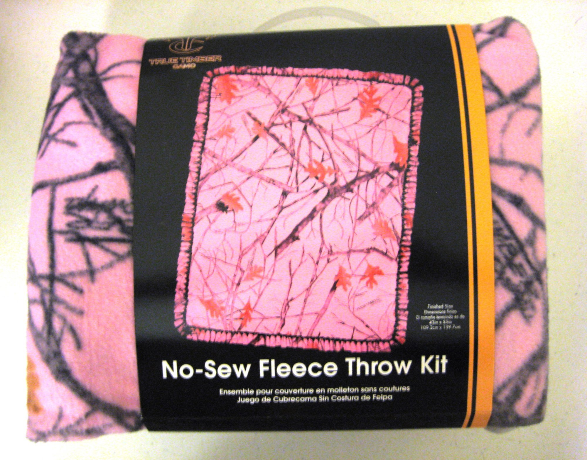 PROMO* FTNoSew Fleece Throw Kit (True Timber Camo Blanket)