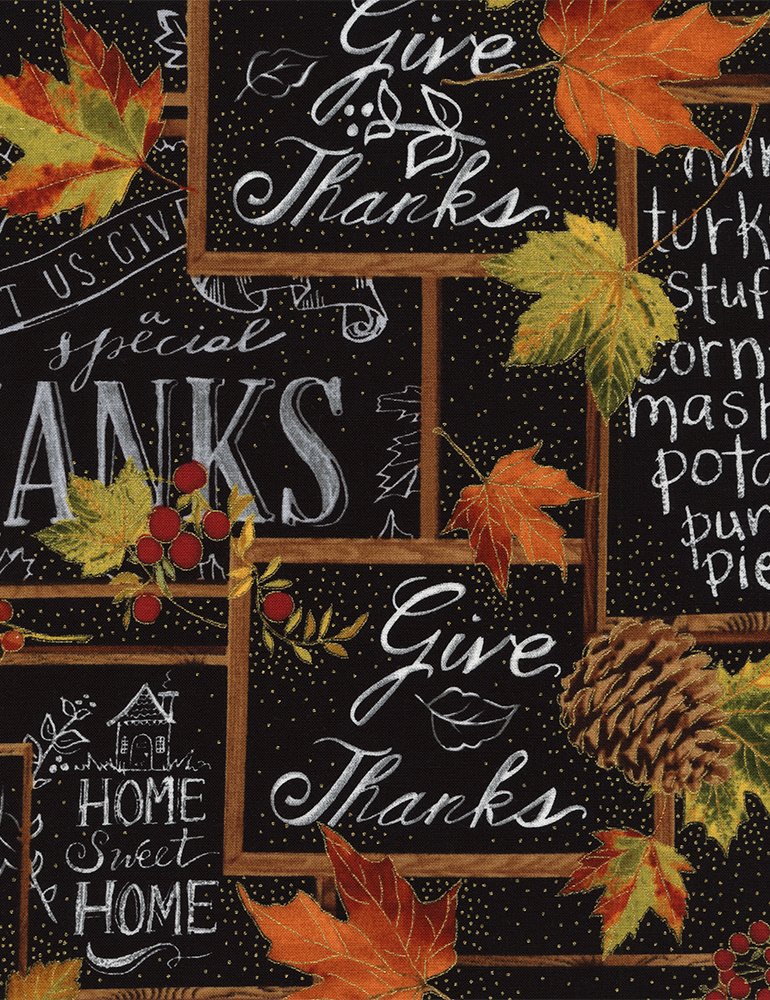 give thanks chalkboard harvest