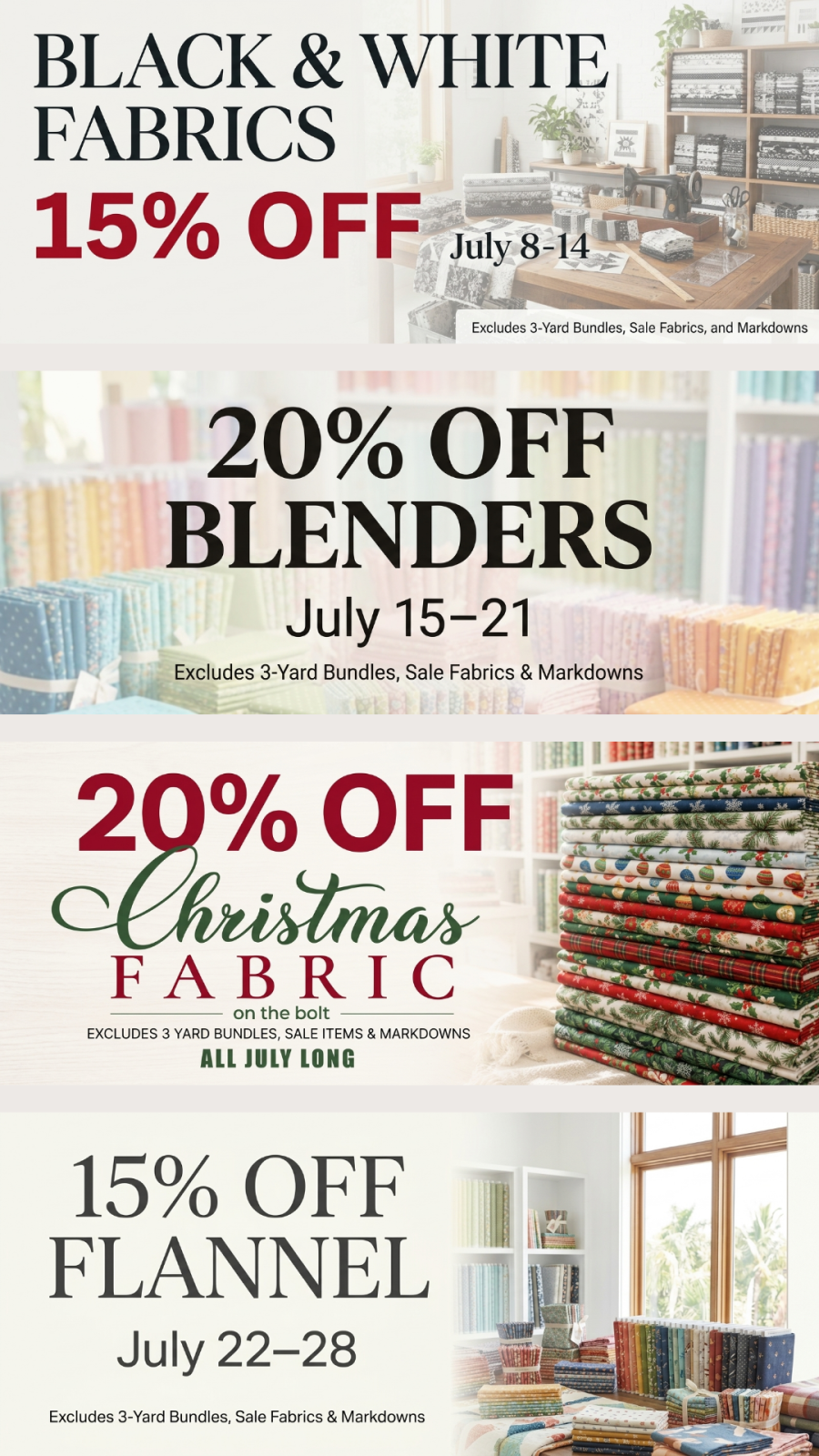 Fabric Warehouse In-store Coupons