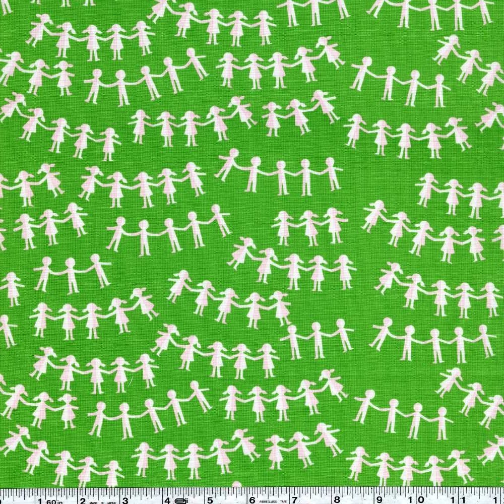 Kinder Paper Dolls Green