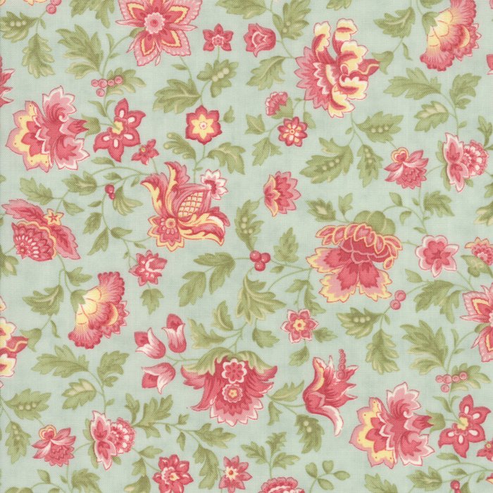 Quilt Porcelain Porcelain Silver 44194 21 by 3 Sisters for Moda Fabrics