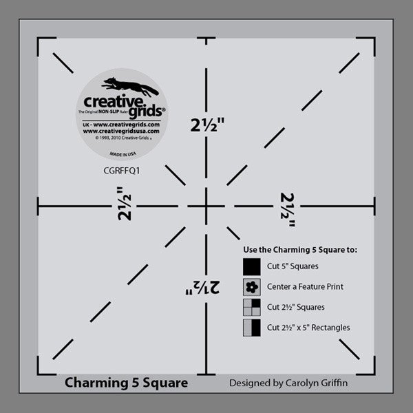 Charming 5 Square Template