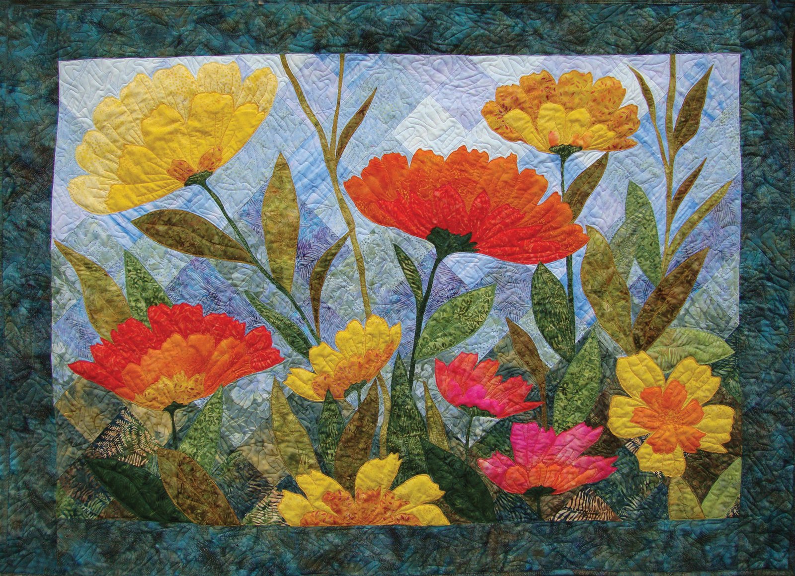 Summer Blooms Quilt Kit