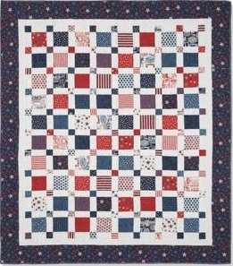 Super Simple Squares Patriotic Quilt Kit