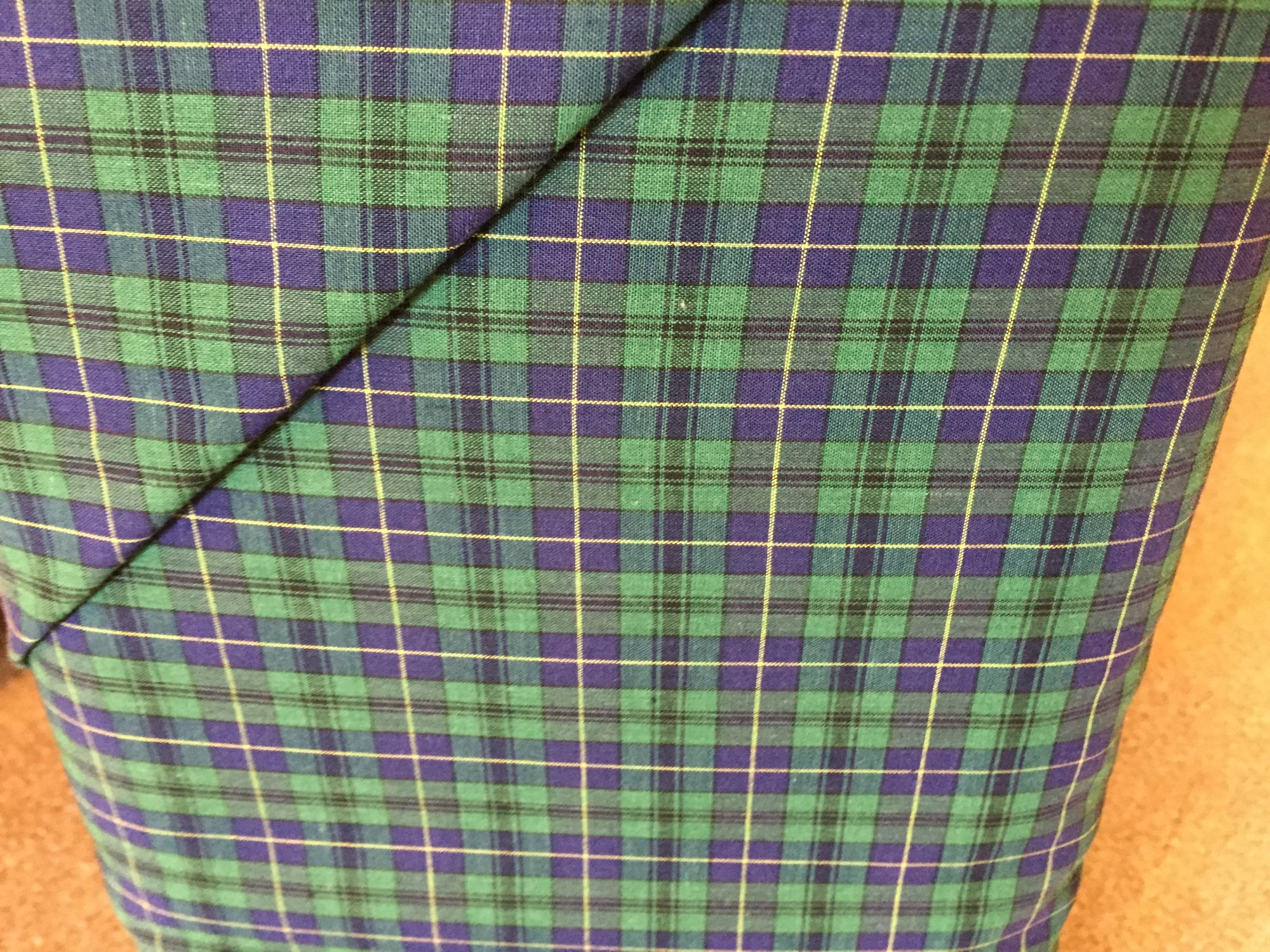 Tartan Cotton and Tartan Cotton/Poly Blend