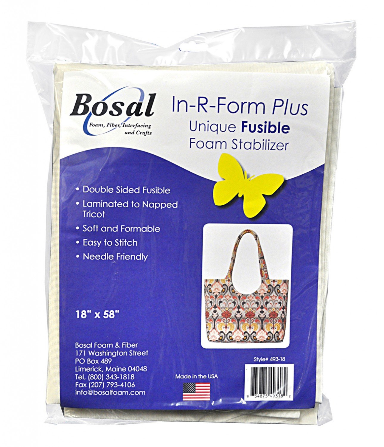 Single Sided Light Fusible Fleece 45in x 72in