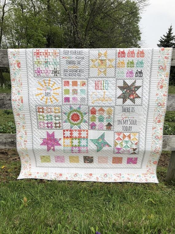 Sunnyside Up Sunny Sampler Quilt Kit