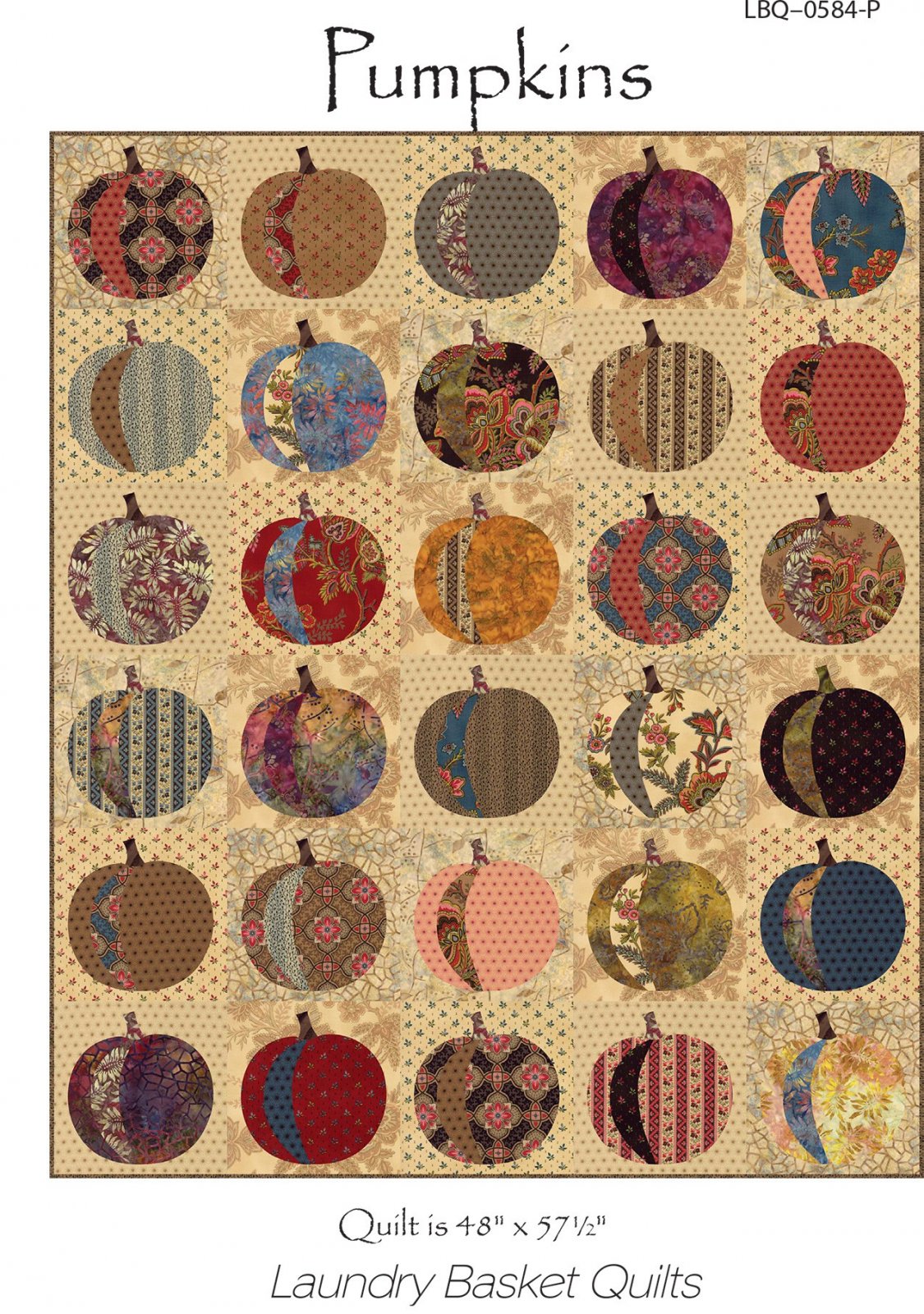 Pumpkins Quilt by Laundry Basket Quilts 987654321098