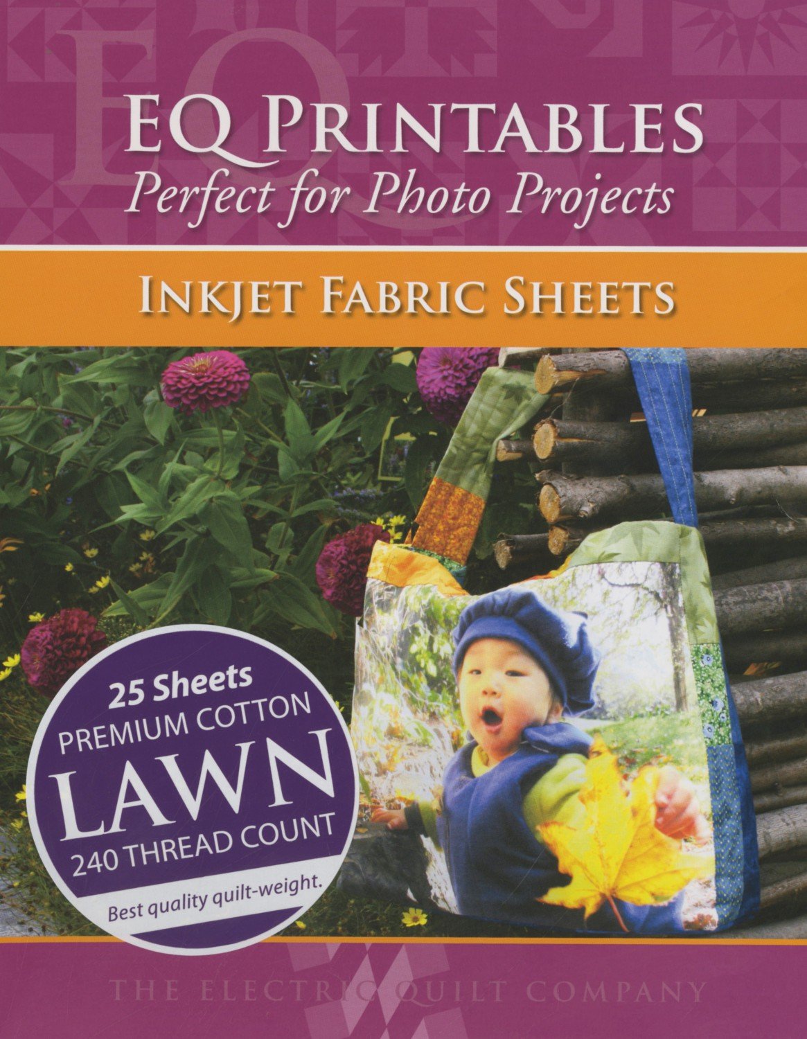 Premium Cotton Lawn Inkjet Fabric 25 Sheet pack
