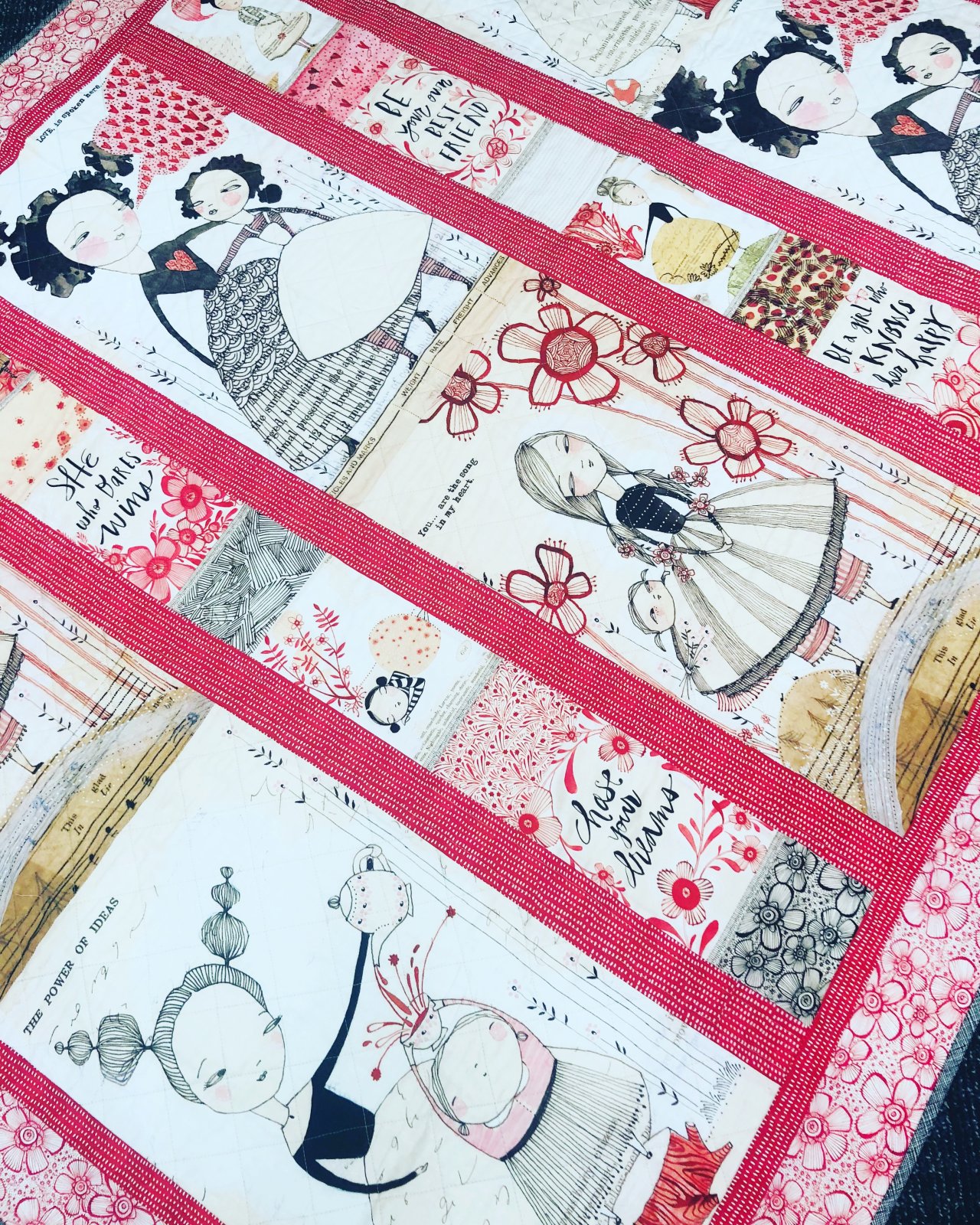 Love Is Spoken Here Quilt Kit